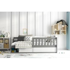 Bērnu gulta 80x160 SMART pelēks
